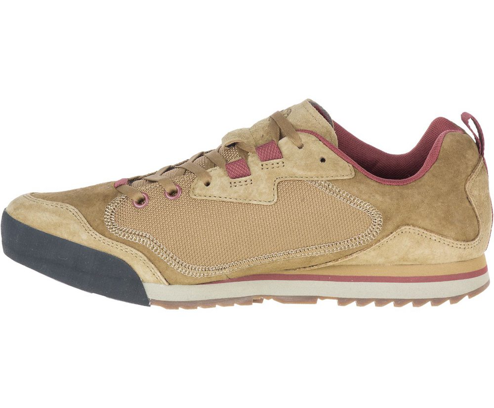 Tenis Homem - Merrell Burnt Rock Travel Suede - Marrom - IPU546193